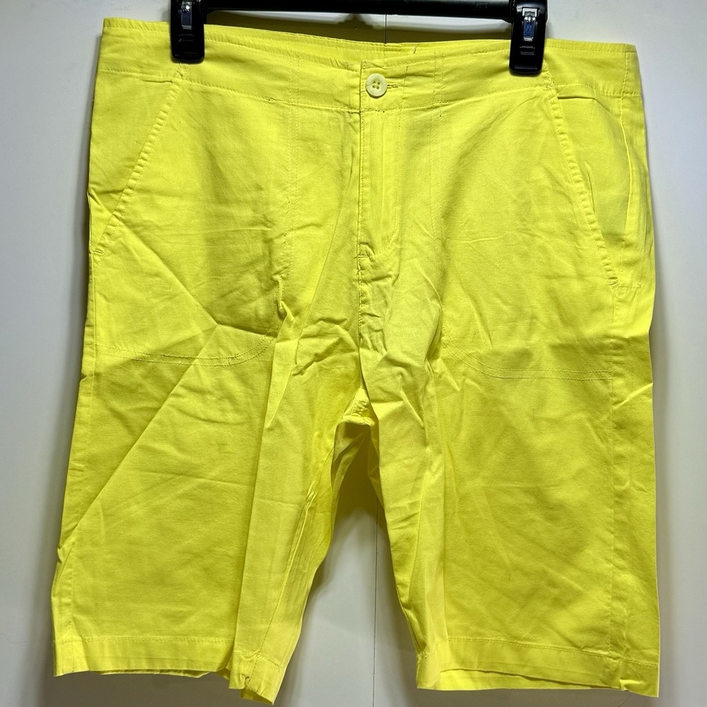 Caribbean‎ Joe Canary Yellow Shorts Women's Size 10 See Notes